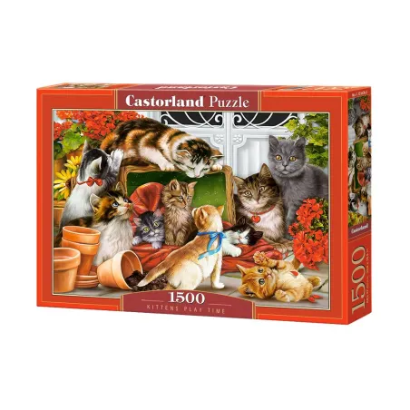 CZAS NA ZABAWĘ KOCIĄT PUZZLE 1500 ELEMENTÓW CASTORLAND 12+