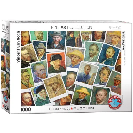 Van Gogh Selfies Puzzle 1000 Elementów Eurographics 10+
