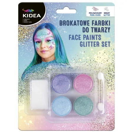 FARBY BROKATOWE DO TWARZY KIDEA 3+