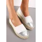 Białe Wsuwane Espadryle Na Platformie Ze Sznurka Rozmiar 38 Białe Wsuwane Espadryle Na Platformie Ze Sznurka Rozmiar 38