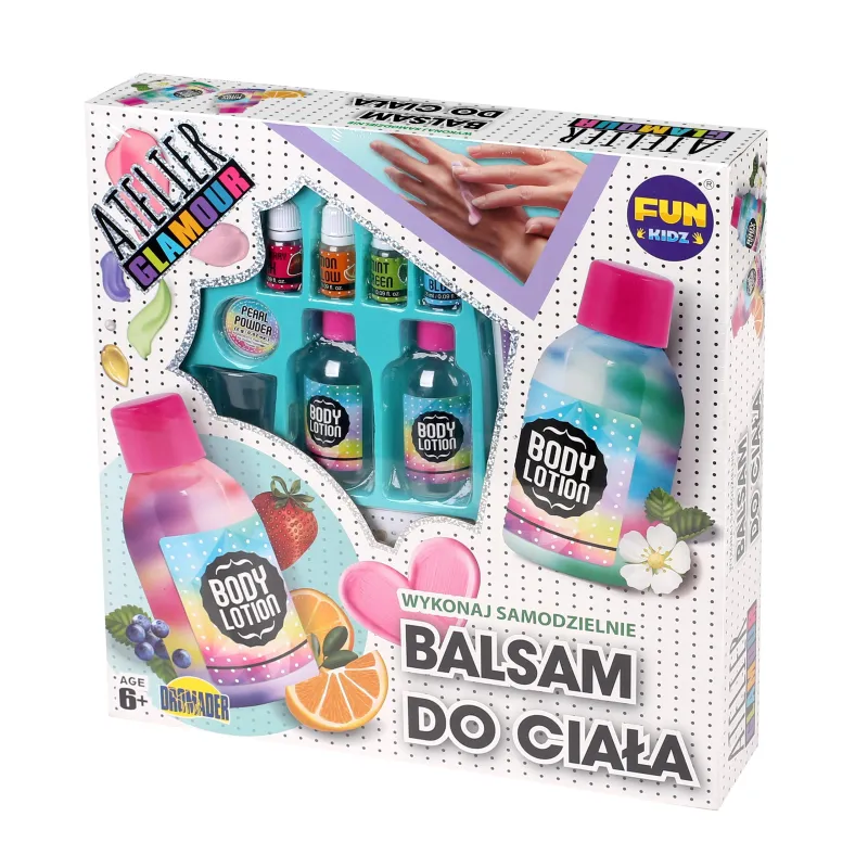BALSAM DO CIAŁA ATELIER GLAMOUR ZESTAW KREATYWNY 6+