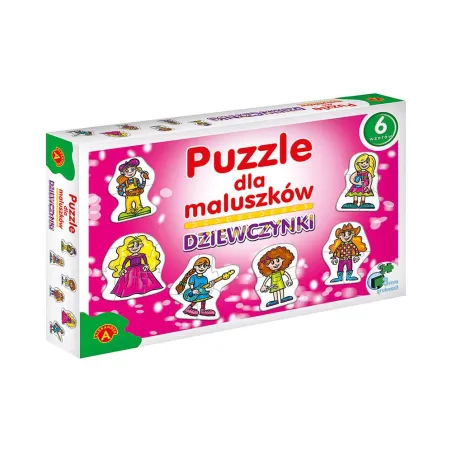 DZIEWCZYNKI PUZZLE DLA MALUSZKÓW 2+