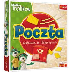 POCZTA ZABAWA W LISTONOSZA RODZINA TREFLIKÓW GRA PLANSZOWA TREFL 5+