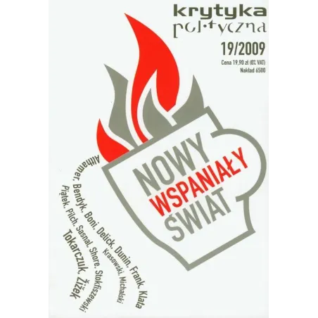 NOWY WSPANIAŁY ŚWIAT. KRYTYKA POLITYCZNA 19/2009