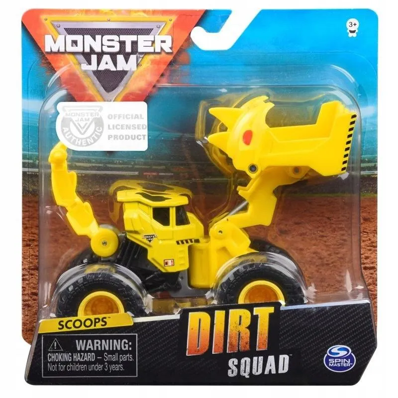 BULDOŻER MONSTER JAM DIRTY SQUAD 3+