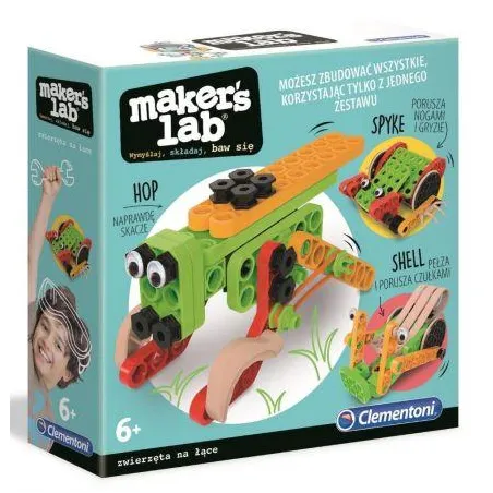 MAKER'S LAB OWADY ZESTAW KONSTRUKCYJNY CLEMENTONI 6+