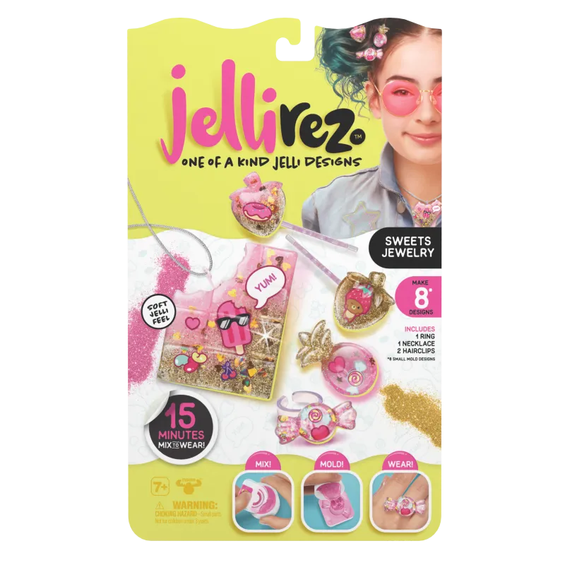 JELLI REZ SŁODYCZE ZESTAW KREATYWNY 7+
