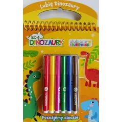 LUBIĘ DINOZAURY. ULUBIONE KOLOROWANKI II GATUNEK