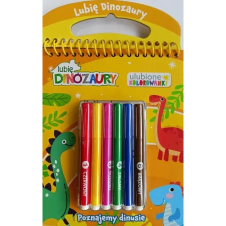 LUBIĘ DINOZAURY. ULUBIONE KOLOROWANKI II GATUNEK