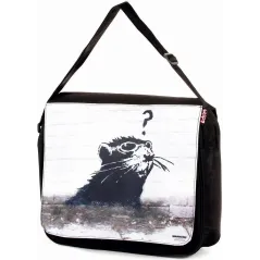 TORBA NA RAMIĘ BANKSY BRANDALISED SZCZUREK
