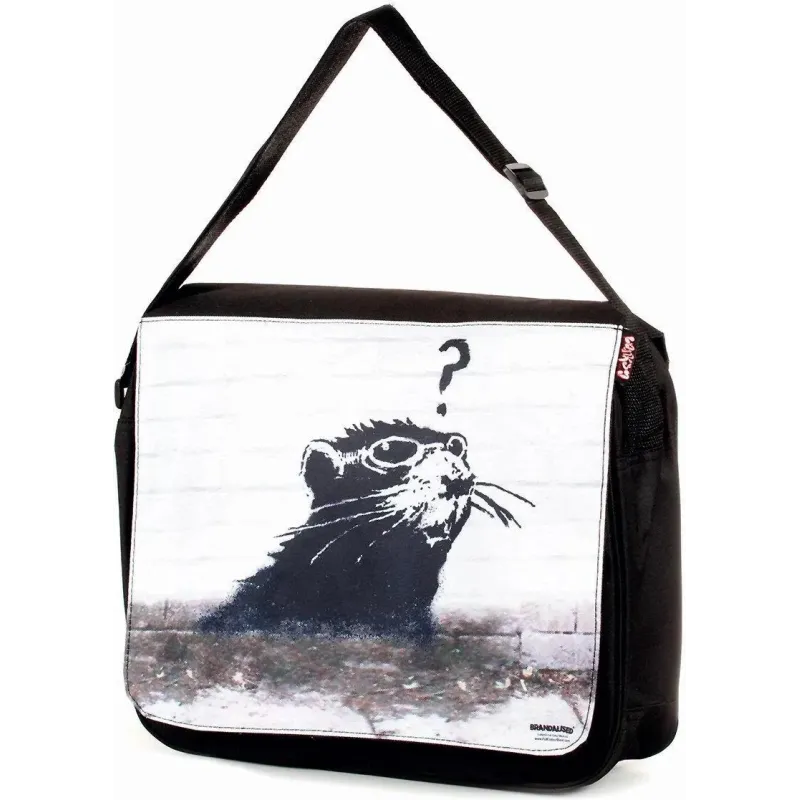 TORBA NA RAMIĘ BANKSY BRANDALISED SZCZUREK