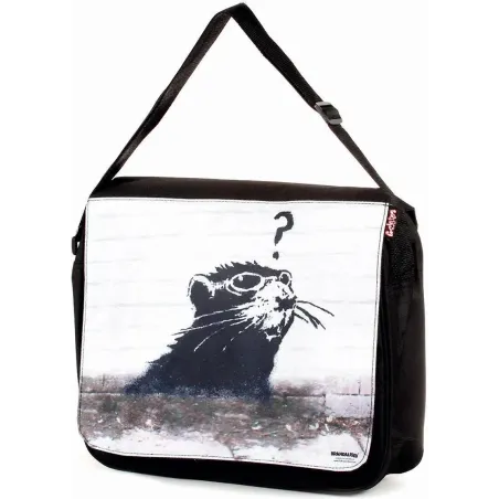 TORBA NA RAMIĘ BANKSY BRANDALISED SZCZUREK