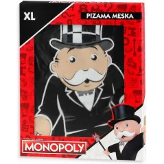 MONOPOLY ORYGINALNA PIŻAMA MĘSKA ROZMIAR XL