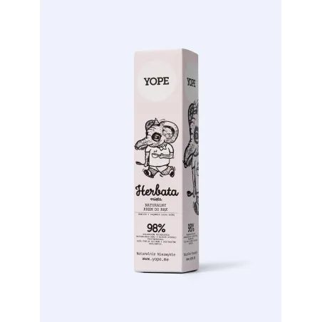 NATURALNY KREM DO RĄK HERBATA I MIĘTA 100 ML YOPE