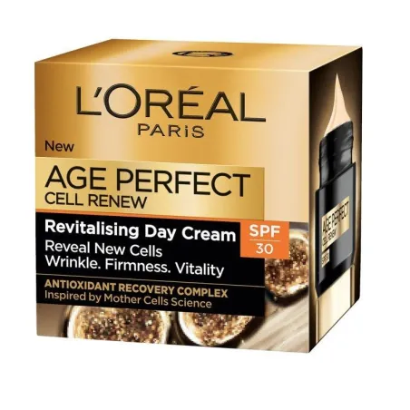 REWITALIZUJĄCY KREM PRZECIWZMARSZCZKOWY NA DZIEŃ 50 ML LOREAL PARIS AGE PERFECT CELL RENEW SPF30