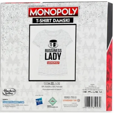 Koszulka Damska Bussiness Lady Monopoly Rozmiar L