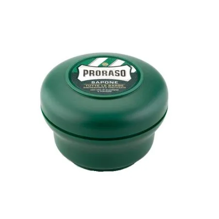 Mydło Do Golenia W Plastikowym Tyglu O Działaniu Nawilżająco-Ochronnym 150 Ml Proraso Green