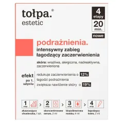 ZABIEG ŁAGODZĄCY ZACZERWIENIENIA 1 ZABIEG TOŁPA ESTETIC PODRAŻNIENIA