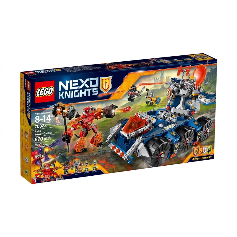 POJAZD AXLA LEGO NEXO KNIGHTS 70322