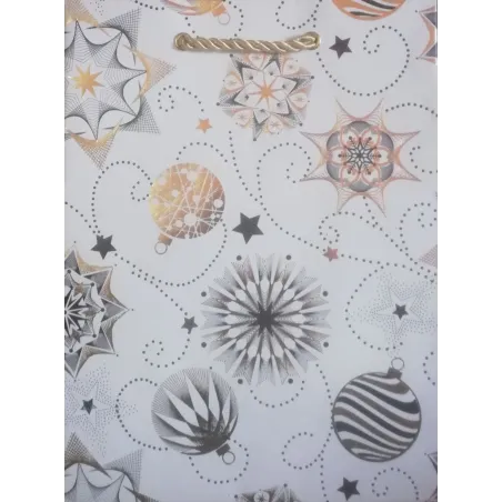 Torebka Na Prezenty Bombki 23 X 10 X 18 Cm