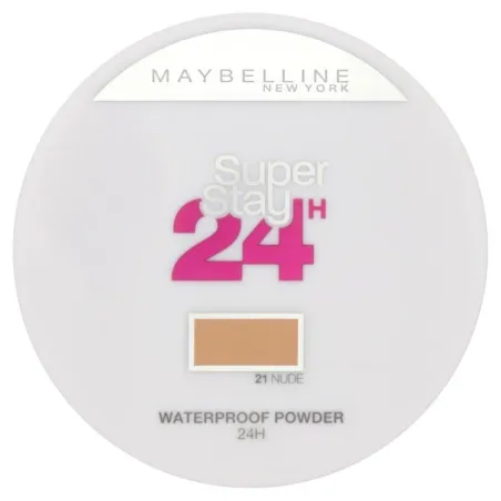 WODOODPORNY PUDER DO TWARZY 021 NUDE 021 Nude 9G MAYBELLINE SUPERSTAY 24H