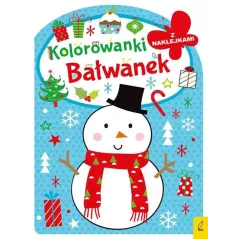 BAŁWANEK. KOLOROWANKI Z NAKLEJKAMI