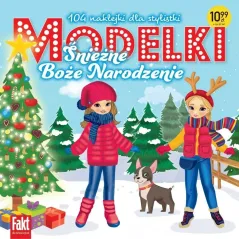 MODELKI. ŚNIEŻNE BOŻE NARODZENIE. KSIĄŻECZKA Z NAKLEJKAMI