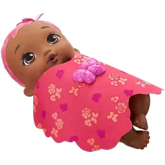 MY GARDEN BABY LALKA BOBASEK MOTYLEK KARMIENIE I PRZEWIJANIE 30 CM KORALOWA 3+