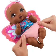MY GARDEN BABY LALKA BOBASEK MOTYLEK KARMIENIE I PRZEWIJANIE 30 CM KORALOWA 3+