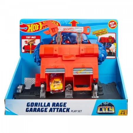 Hot Wheels City Warsztat Atak Goryla 4+