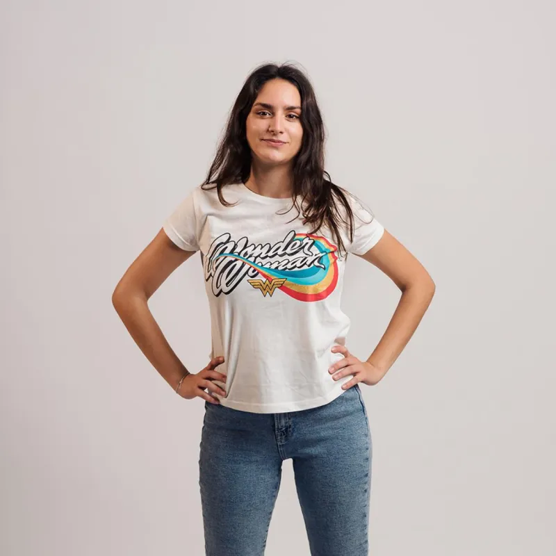 WONDER WOMEN BAWEŁNIANA KOSZULKA DAMSKA ROZMIAR L