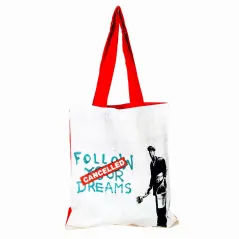 BRANDALISED-BANKSY’S GRAFFITI TORBA NA RAMIĘ FOLLOW YOUR DREAMS