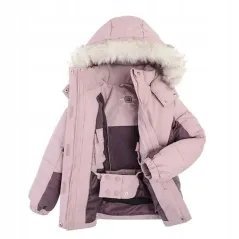 KURTKA NARCIARSKA DZIEWCZĘCA Z KAPTUREM 116 CM COOL CLUB