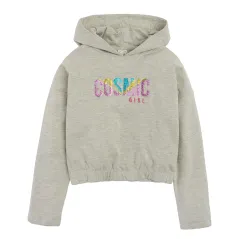 BLUZA Z KAPTUREM DZIEWCZĘCA SZARA COSMIC GIRL 152 CM COOL CLUB