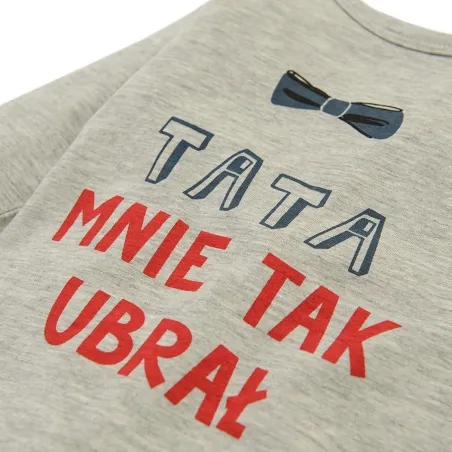 Tata Mnie Tak Ubrał. Body Chłopięce Z Długim Rękawem 92 Cm Cool Club