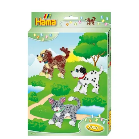PIESKI I KOTKI UKŁADANKA Z  KORALIKÓW ZESTAW KREATYWNY HAMA 5+