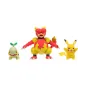 Pokemon 3 Figurki Bitewne Pikachu Magmar Turtwig 3+