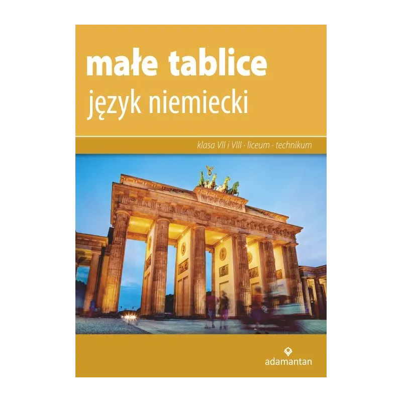 JĘZYK NIEMIECKI. MAŁE TABLICE - Adamantan