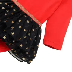 KOMPLET DZIEWCZĘCY BODY SUKIENKA I OPASKA WONDER WOMAN 68 CM COOL CLUB
