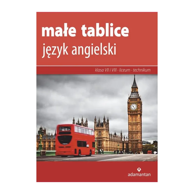 JĘZYK ANGIELSKI. MAŁE TABLICE - Adamantan