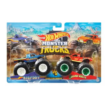 HOT WHEELS MONSTER TRUCKS BIGFOOT VS SNAKE BITE 3+