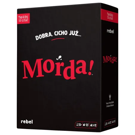 DOBRA CICHO JUŻ... MORDA! GRA IMPREZOWA REBEL 18+