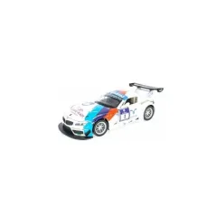 AUTKO METALOWE BMW Z4 GT3 BIAŁO-NIEBIESKI 3+