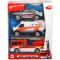 Pojazdy Ratunkowe 3 Sztuki Dickie Toys 3+