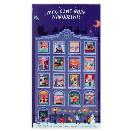 Kalendarz Adwentowy Puzzle Magiczne Boże Narodzenie 12+