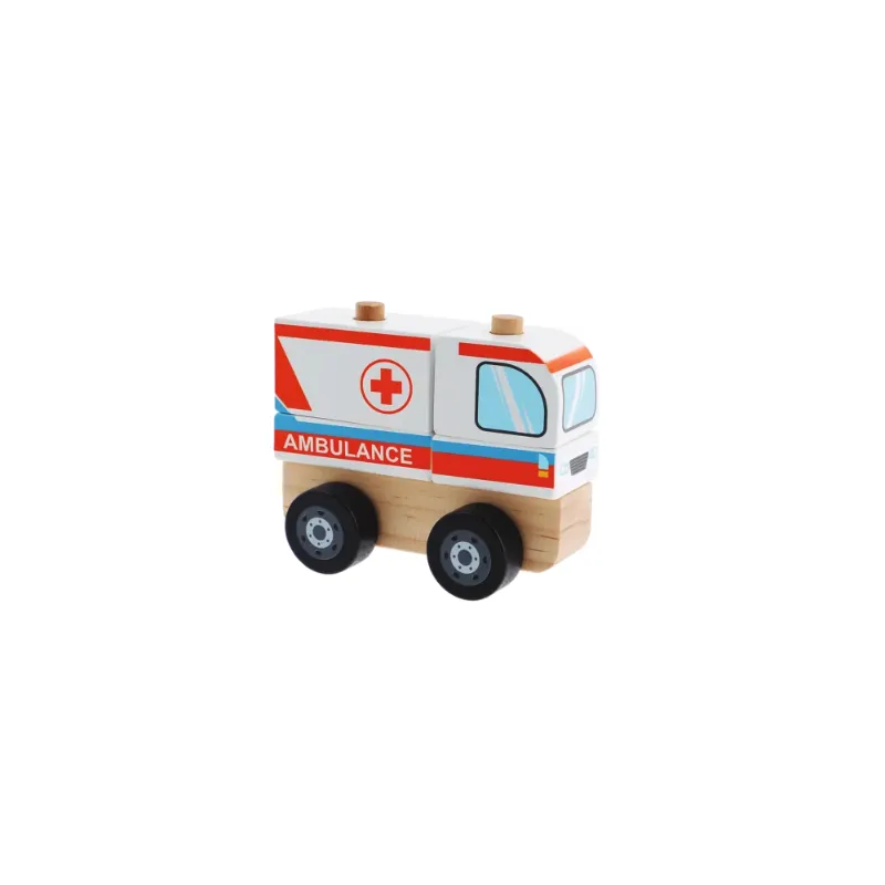 DREWNIANA KARETKA AMBULANS TREFL 12M+