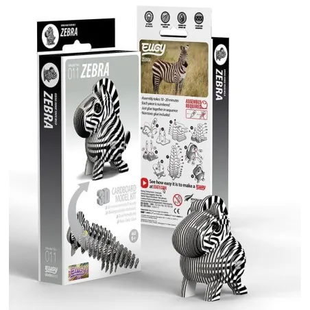 Zebra Eugy Eko Układanka 3D 6+ Zebra Eugy Eko Układanka 3D 6+