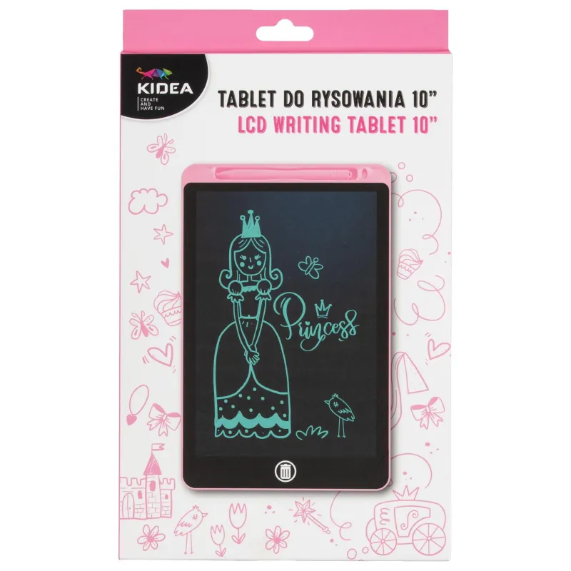 TABLET DO RYSOWANIA 10C KIDEA RÓŻOWY 3+