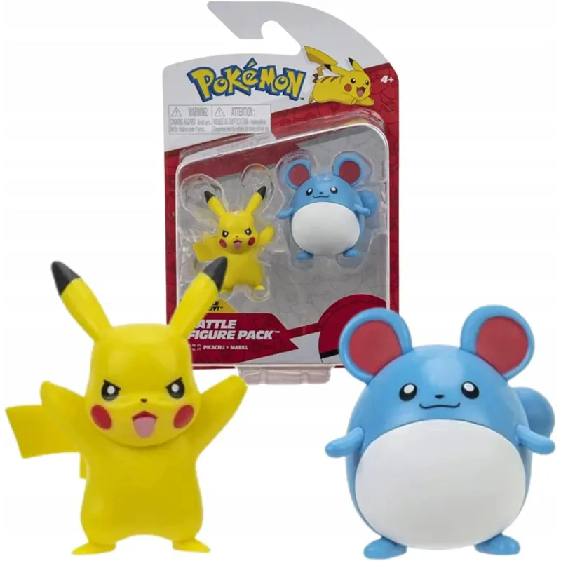 POKEMON FIGURKA BITEWNA PIKACHU I MARILL 3+