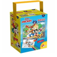 DISNEY MYSZKA MIKI I PRZYJACIELE PUZZLE DWUSTRONNE 60 ELEMENTÓW 4+